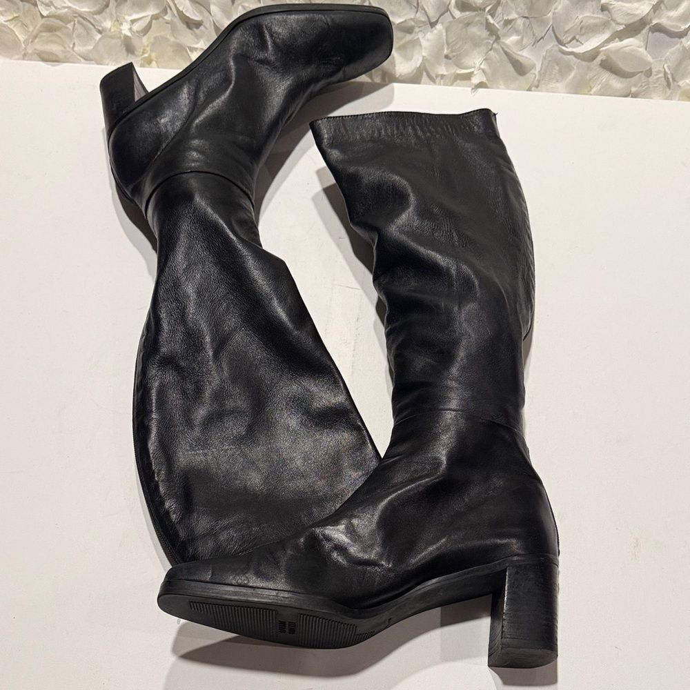 Stuart Weitzman Black Under the Knee Boots